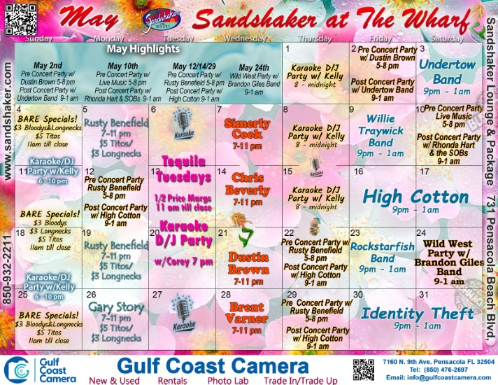 Sandshaker September Calendar